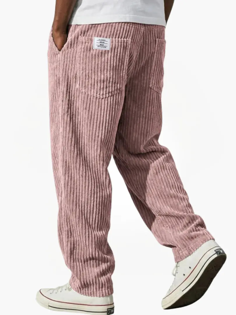 Dalton - Fine Cord Drawstring Trousers