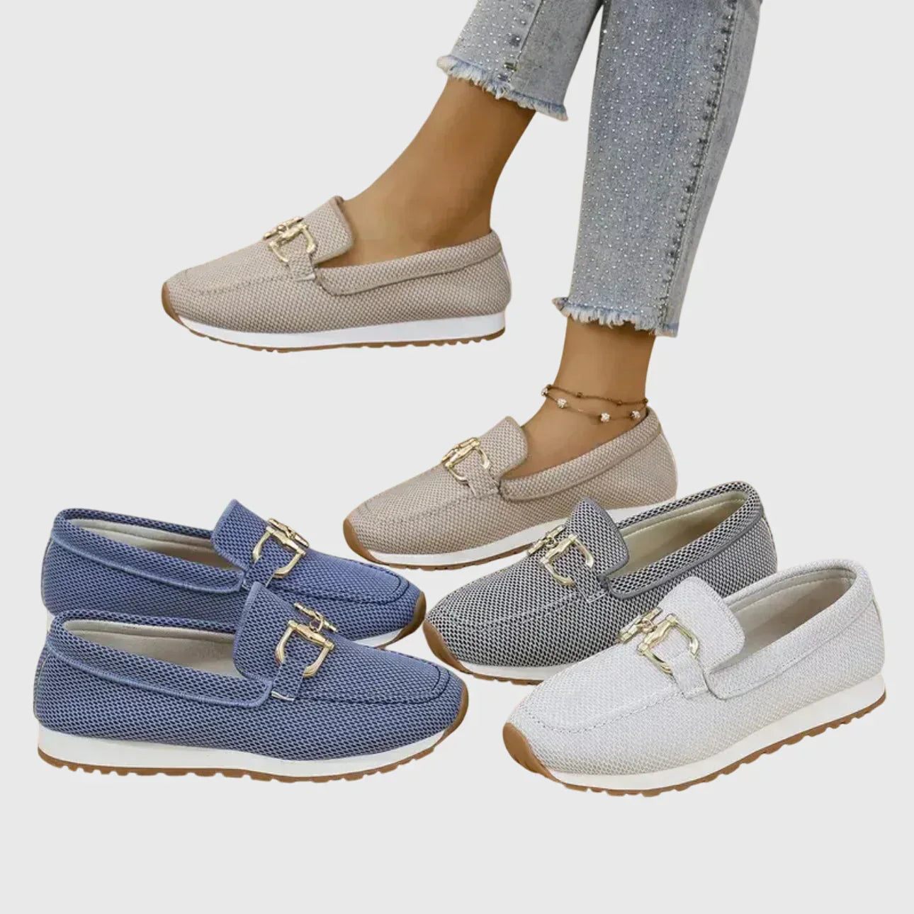 Luella - Mesh Bit Loafers