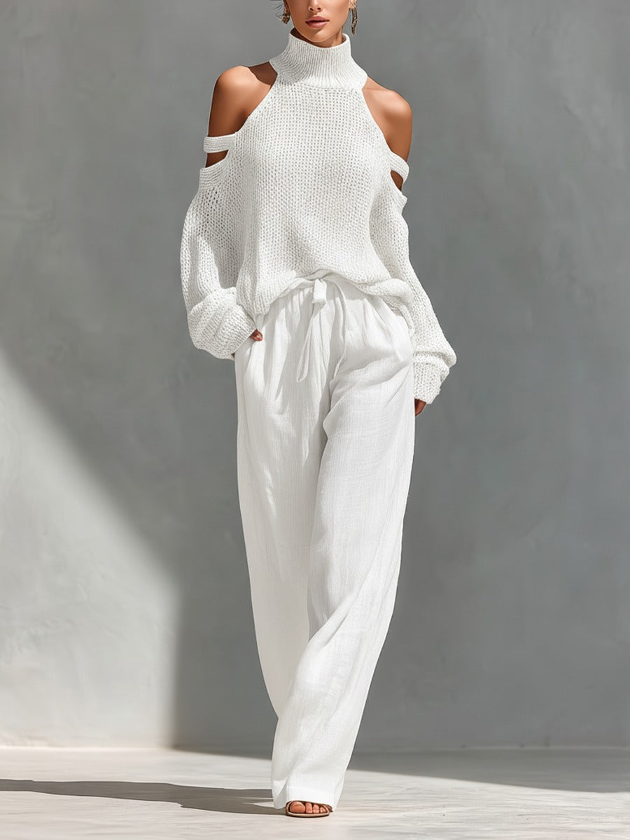 Candace - Knit Top & Wide-Leg Pants
