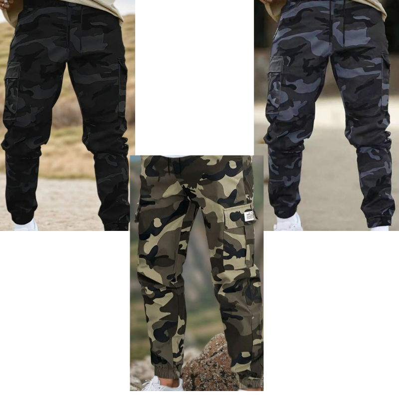 Bracken - Nylon-Cotton Cargo Trousers