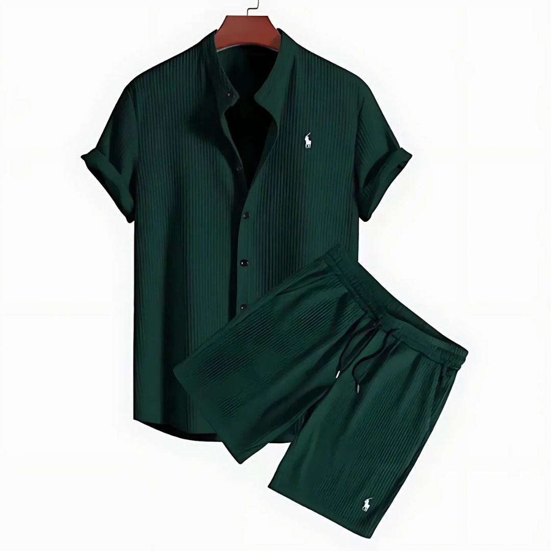 Jeremiah - Structured Shirt and Shorts Set
