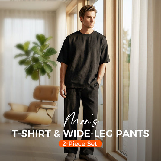 Keith - Tee and Wide-Leg Pants Set