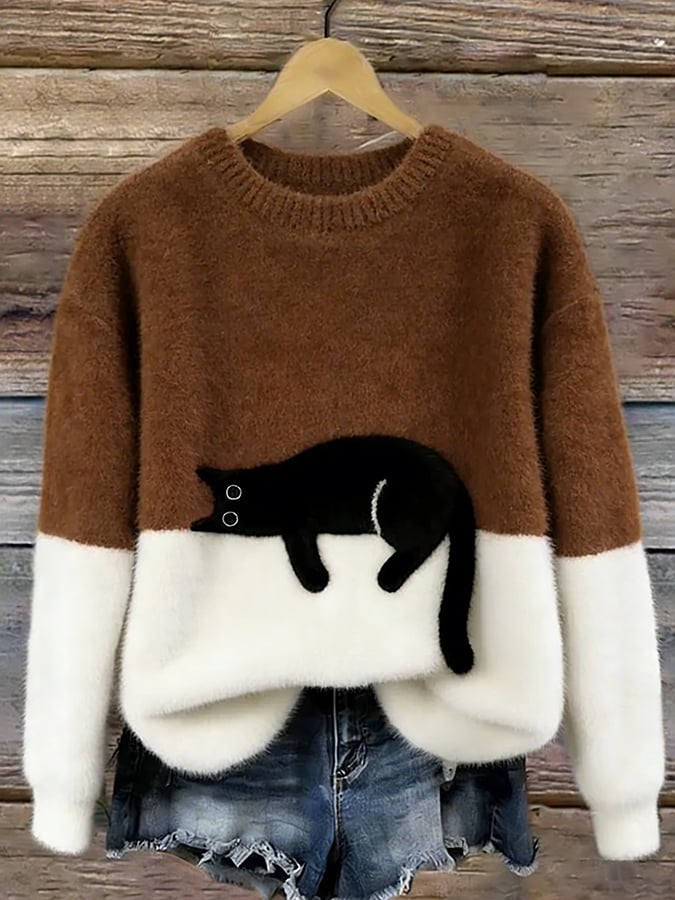 Reba - Cotton-Blend Cat Hoodie