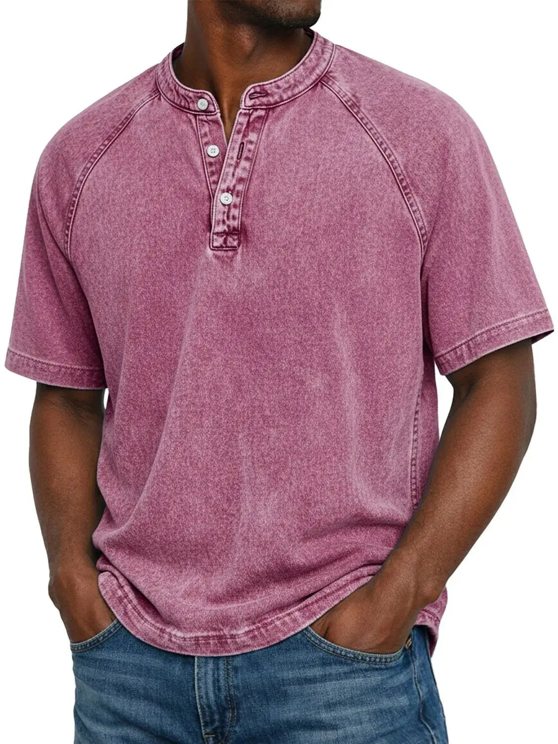 Calder - Men's Vintage Button-Front Shirt