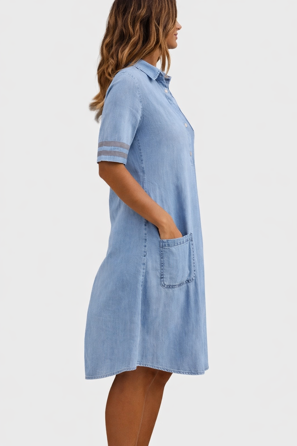 Lenore - Relaxed Denim Shirt Dress