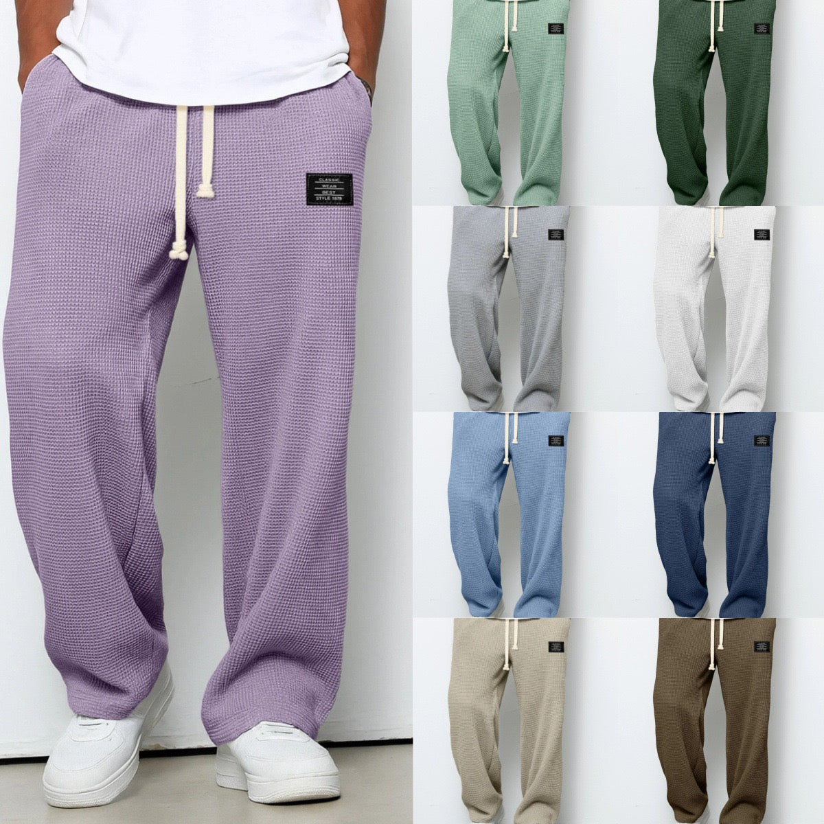Stellan - Wide-Leg Drawstring Trousers