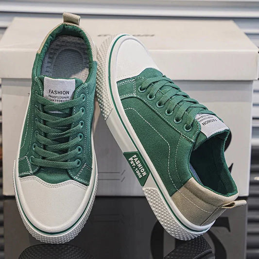 Rivano - Canvas Lace-Up Sneakers