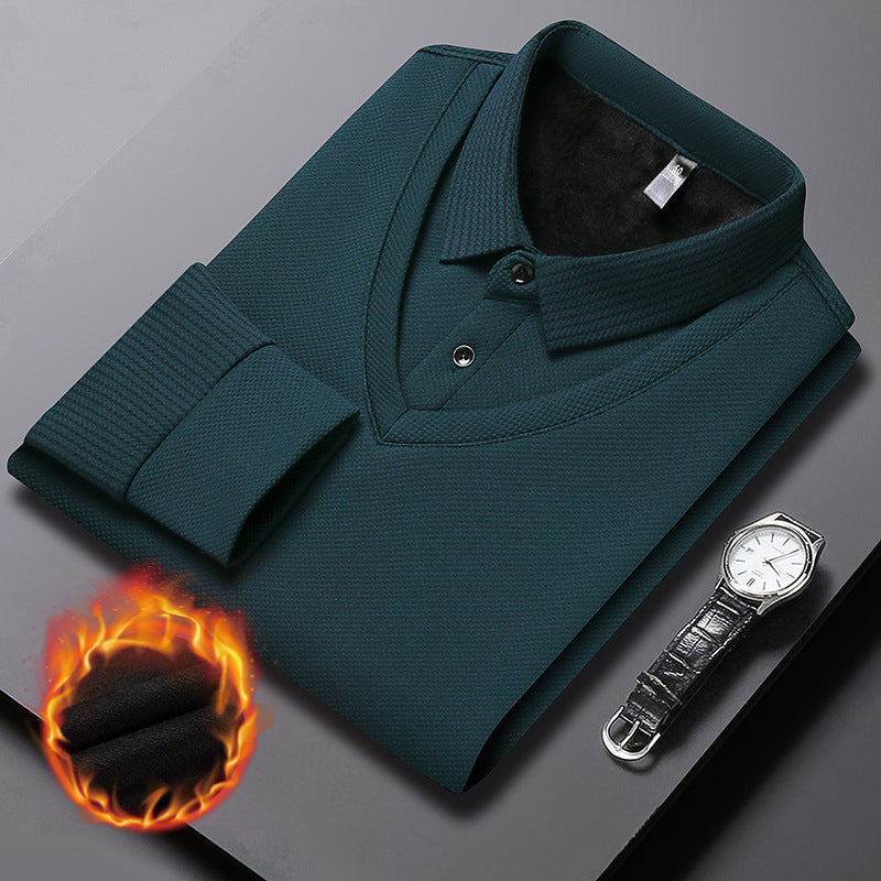 Wilburn - Cotton Striped-Collar Shirt Set