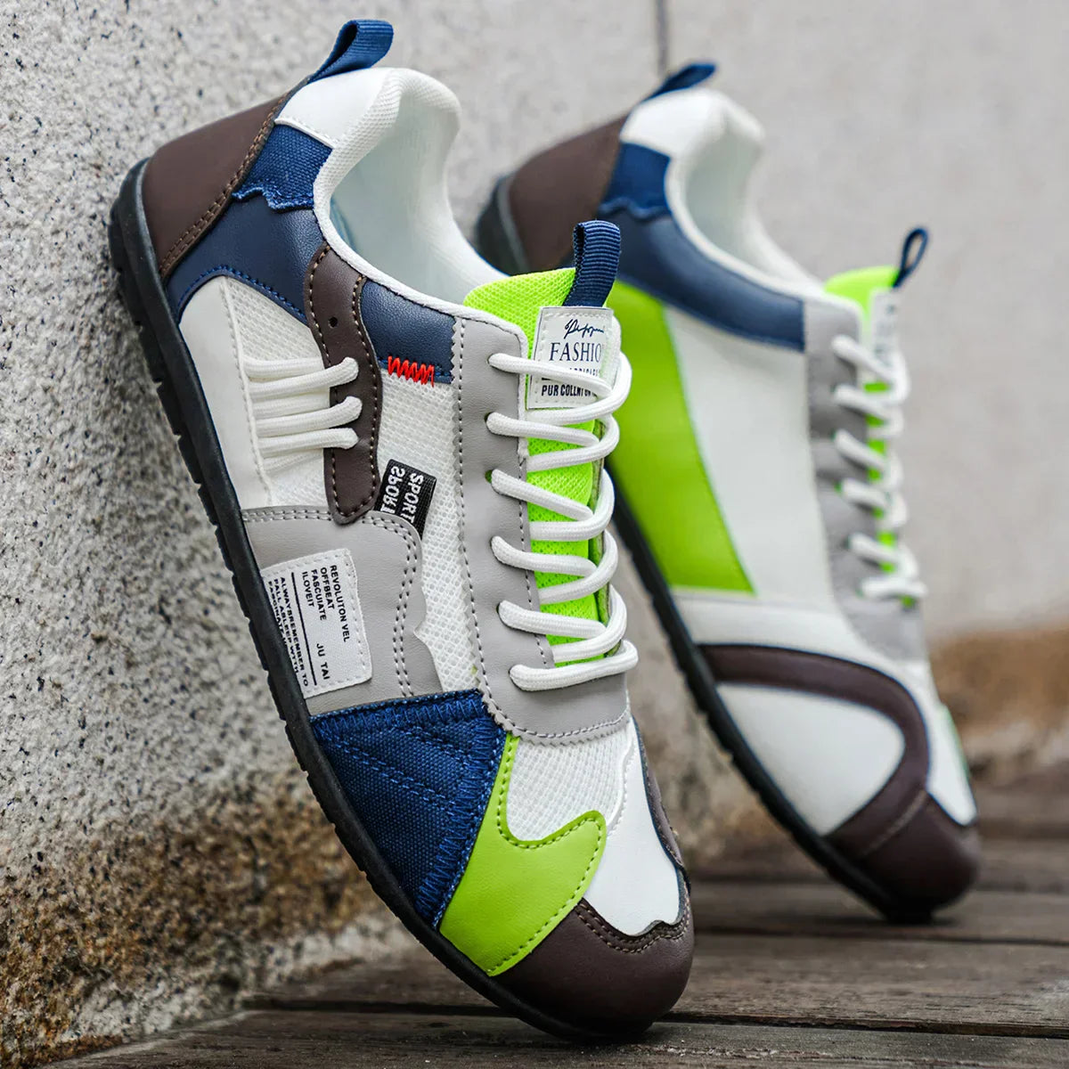 Rydell - Retro Colourblock Trainers