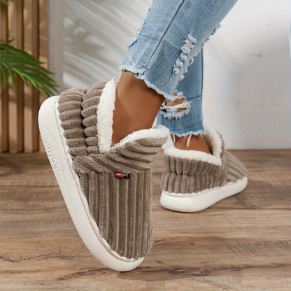 Sevra - Indoor-Outdoor Plush Slippers