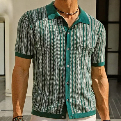 Royce - Organic Cotton-Blend Herringbone Shirt