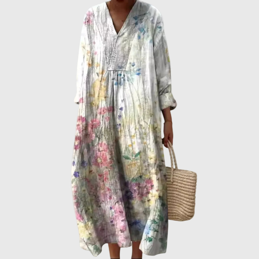 Nanette - Geometric Print Midi Dress