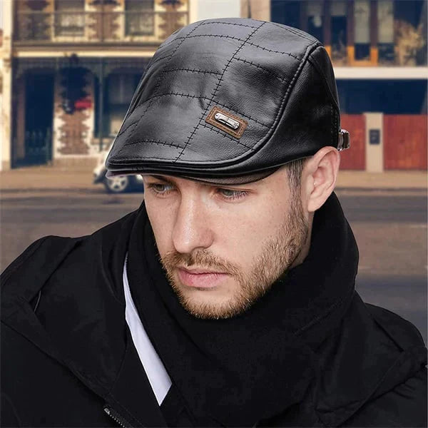 Cuiron - Adjustable Leather Beret