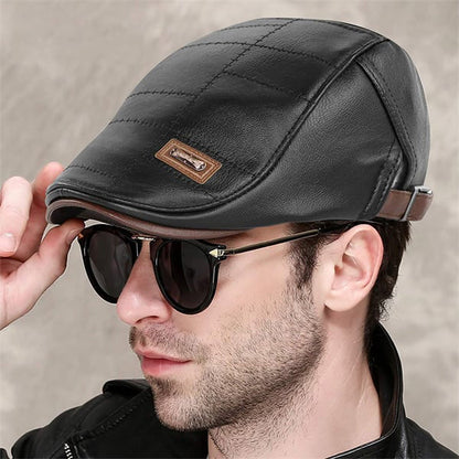 Cuiron - Adjustable Leather Beret