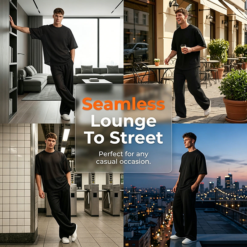 Keith - Tee and Wide-Leg Pants Set