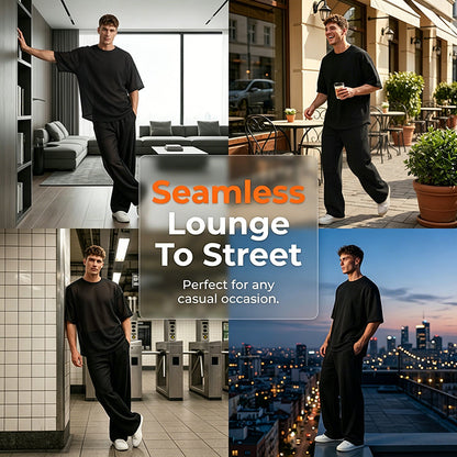 Keith - Tee and Wide-Leg Pants Set