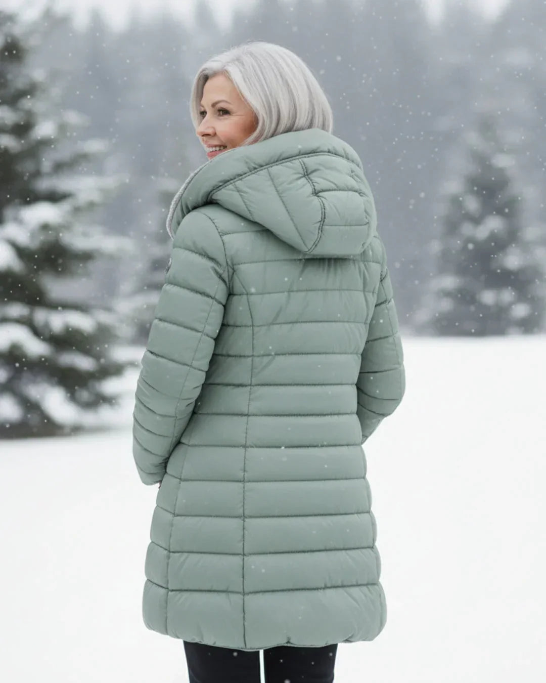 Kristina - Water-Repellent Quilted Parka