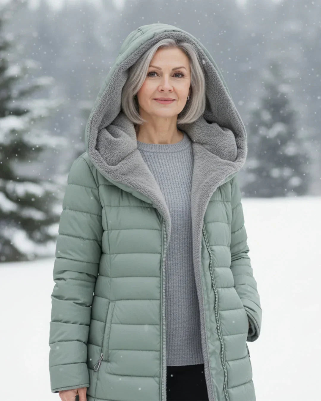 Kristina - Water-Repellent Quilted Parka