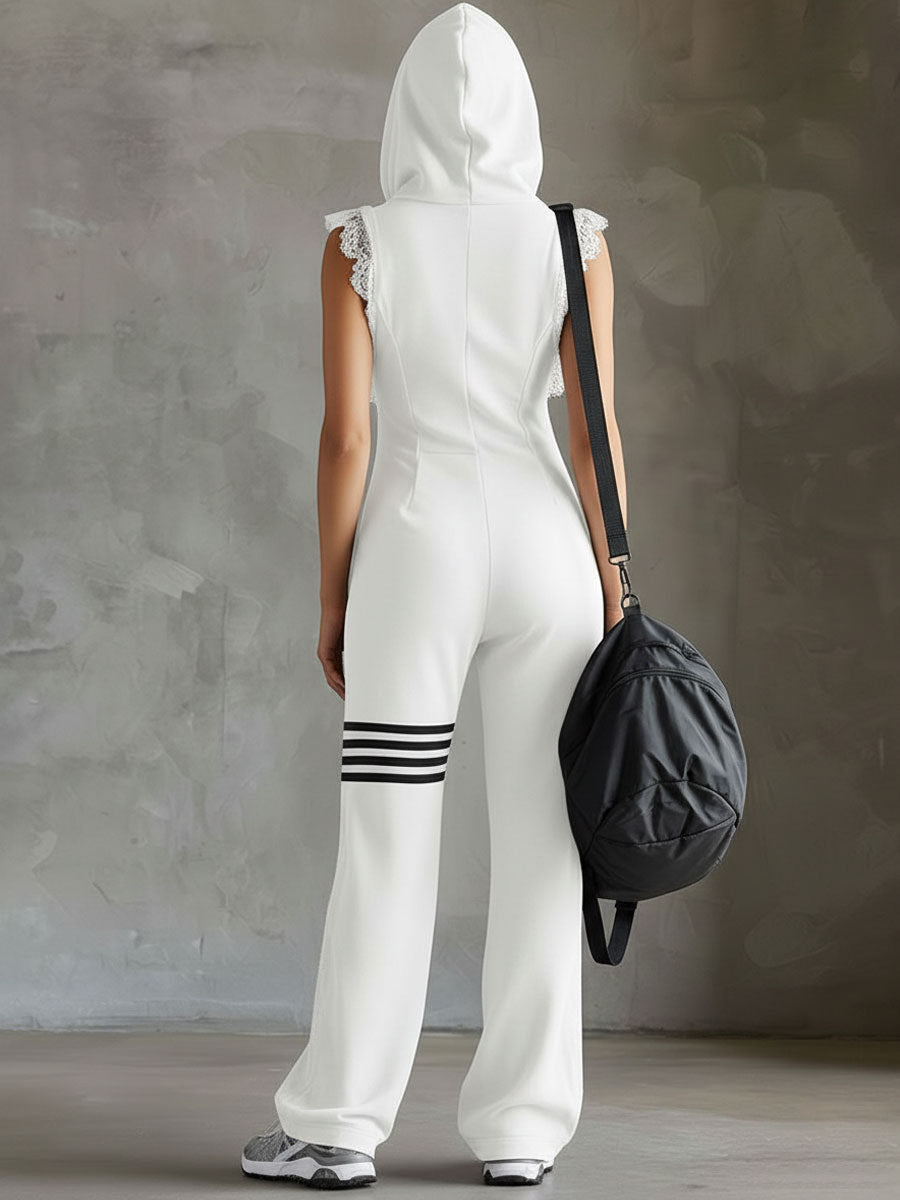 Eleanor - Hooded Wide-Leg Jumpsuit