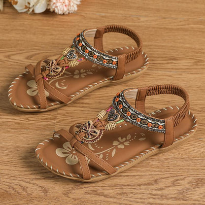 Henrietta - Cushioned Heel-Strap Sandals