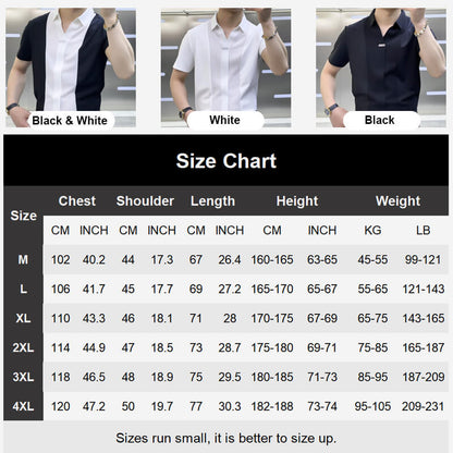 Gilbert - Slim Linen-Blend Patchwork Shirt
