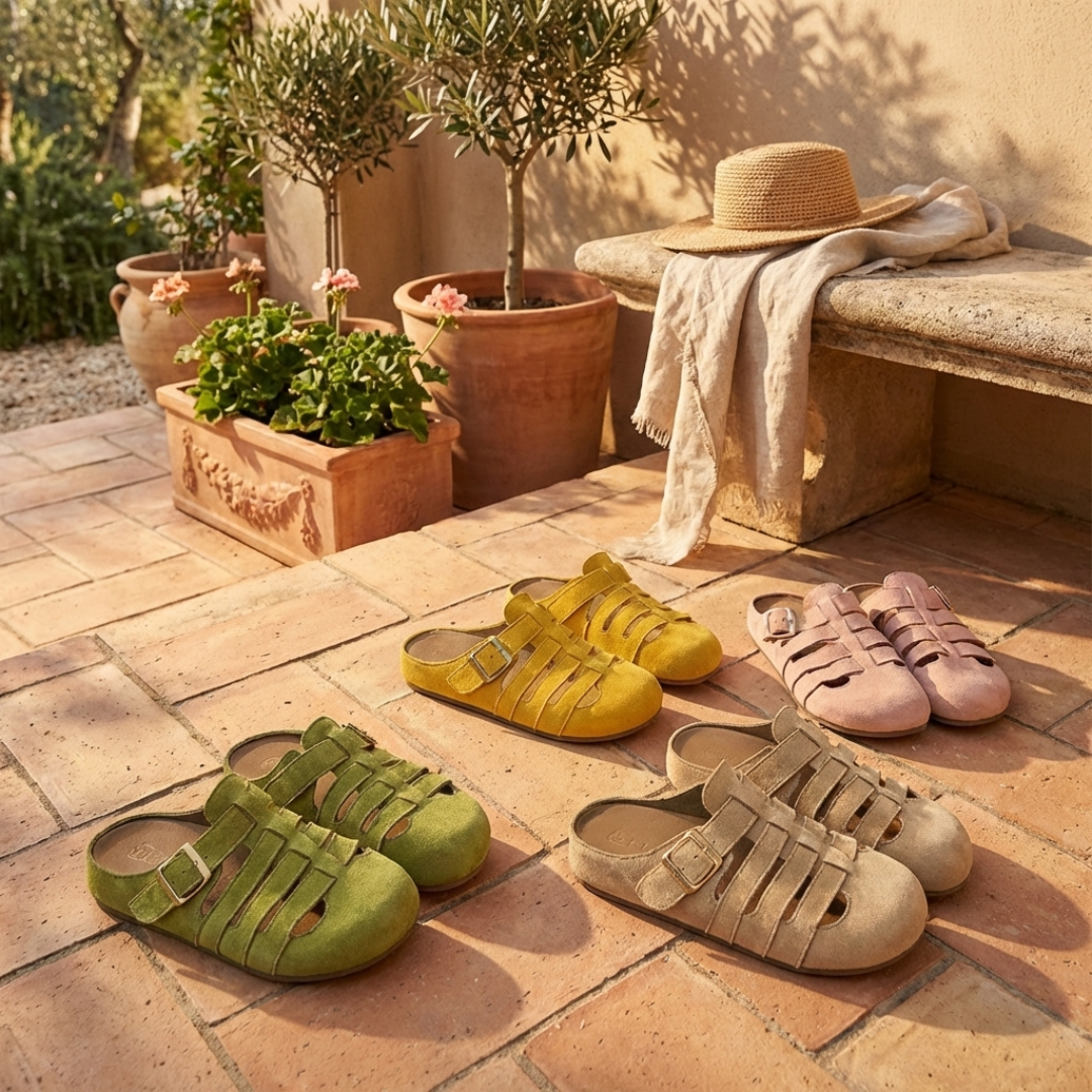 Maritza - Buckle Mule Sandals