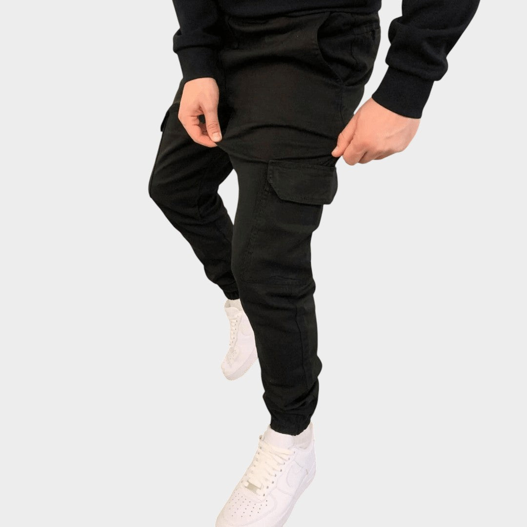 Arlen - Stretch Cotton Cargo Joggers