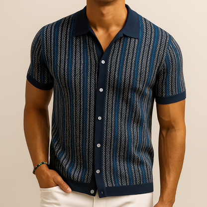 Royce - Organic Cotton-Blend Herringbone Shirt