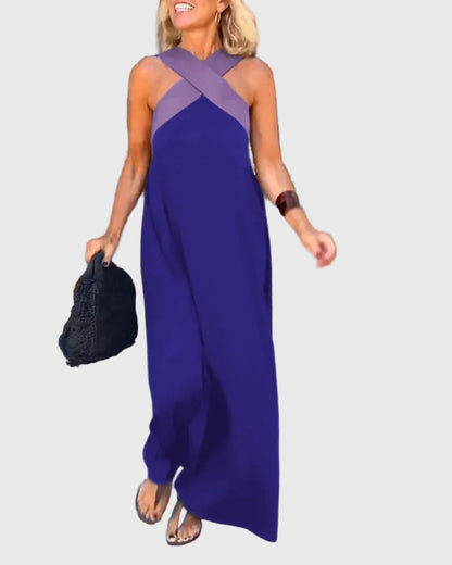 Sheila - Wrap-Front Maxi Dress