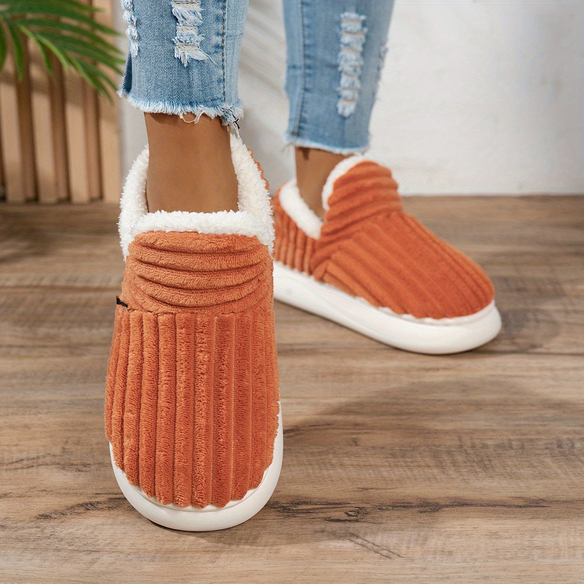 Sevra - Indoor-Outdoor Plush Slippers
