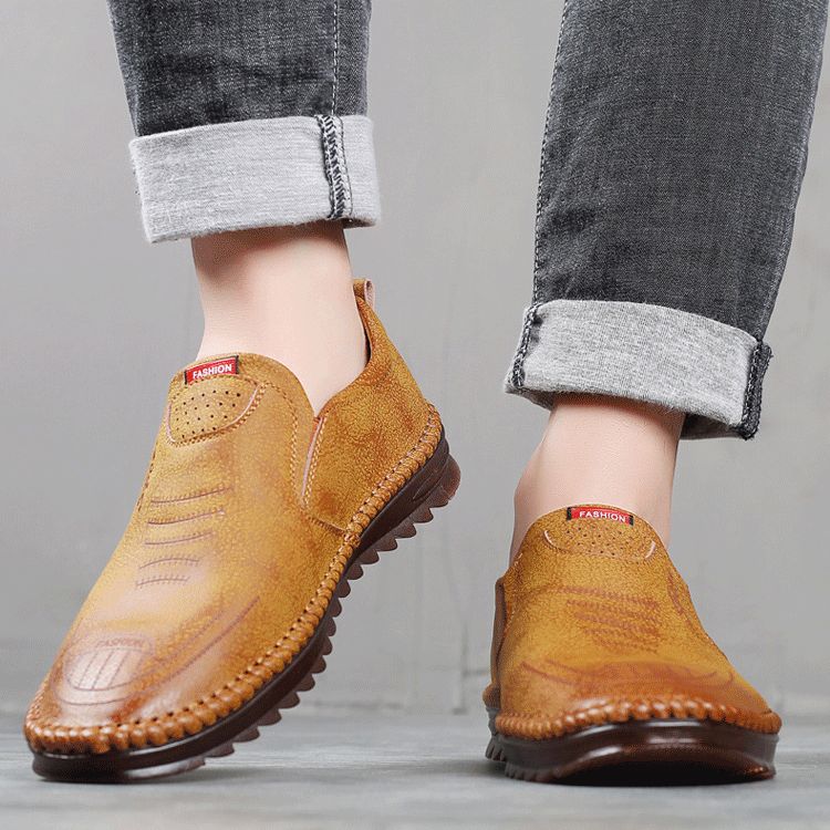 Milford - Men's Leather Grip Sneakers
