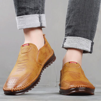 Milford - Men's Leather Grip Sneakers