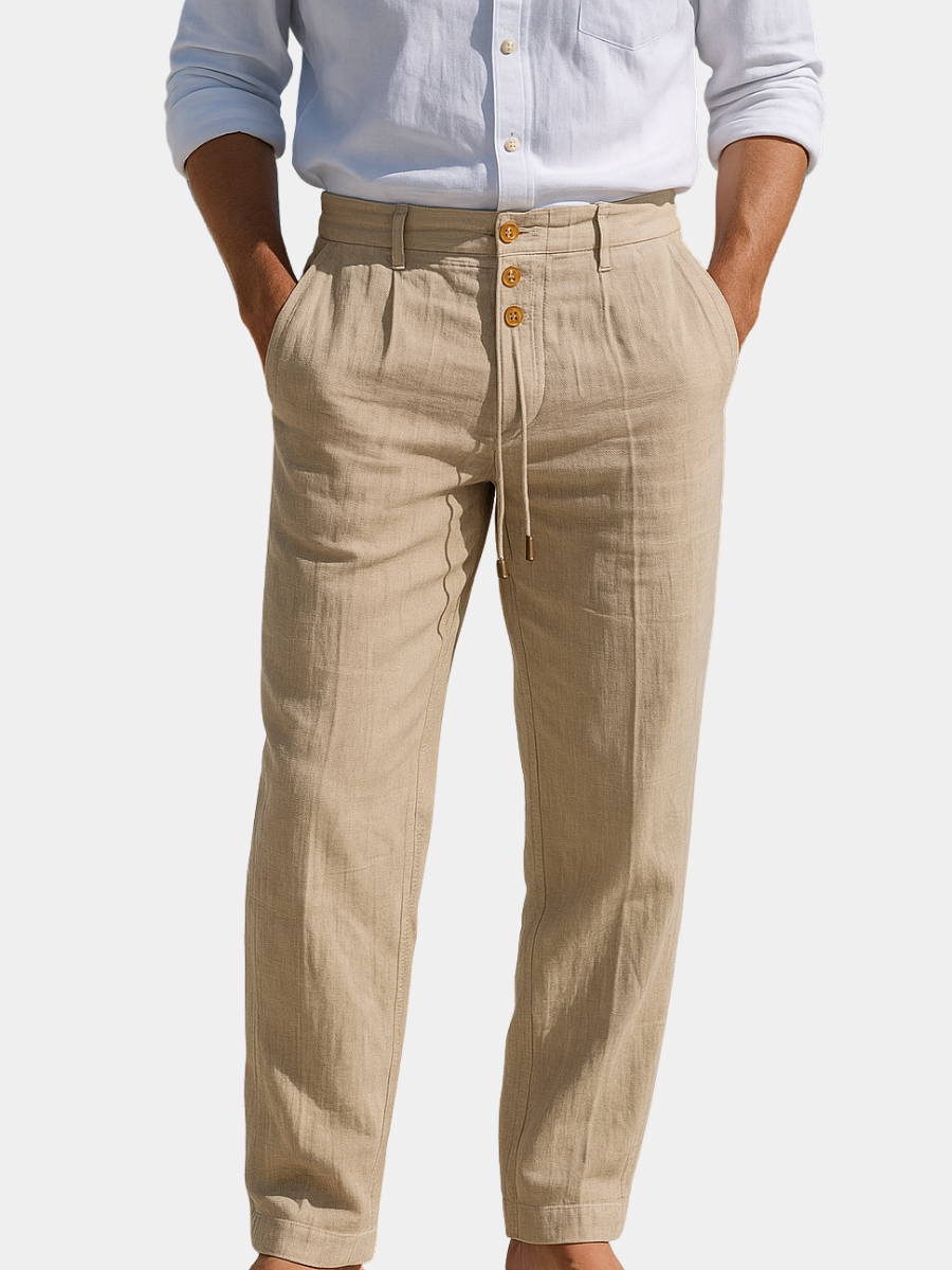 Matteo - Relaxed Linen Trousers