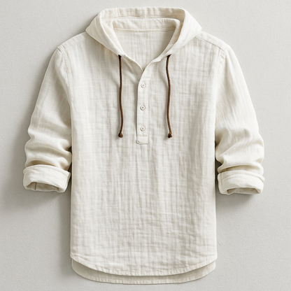 Sereno - Linen Drawcord Hoodie