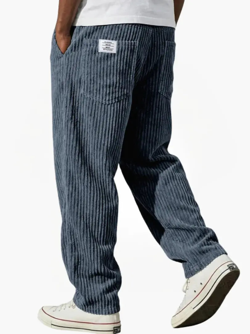 Dalton - Fine Cord Drawstring Trousers