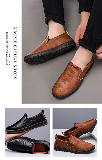 Milford - Men's Leather Grip Sneakers