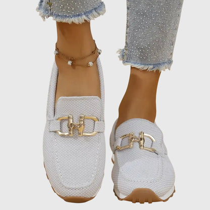 Orlena - Mesh Horsebit Loafers
