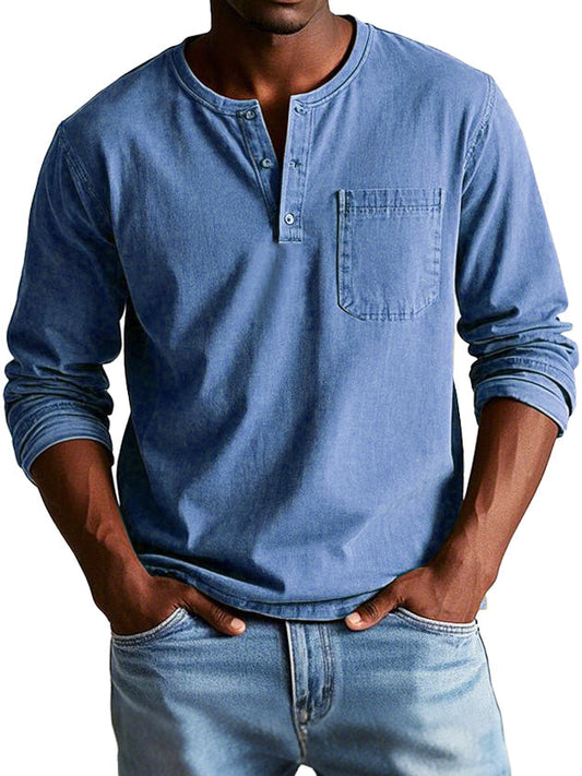 Marwick - Long-Sleeve Henley Shirt