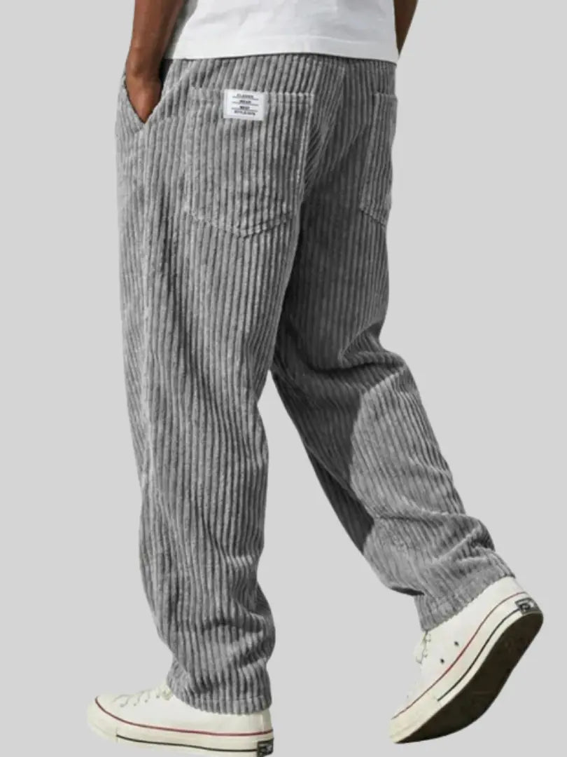 Dalton - Fine Cord Drawstring Trousers