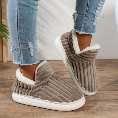 Sevra - Indoor-Outdoor Plush Slippers