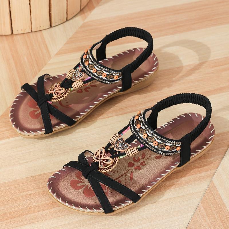Henrietta - Cushioned Heel-Strap Sandals