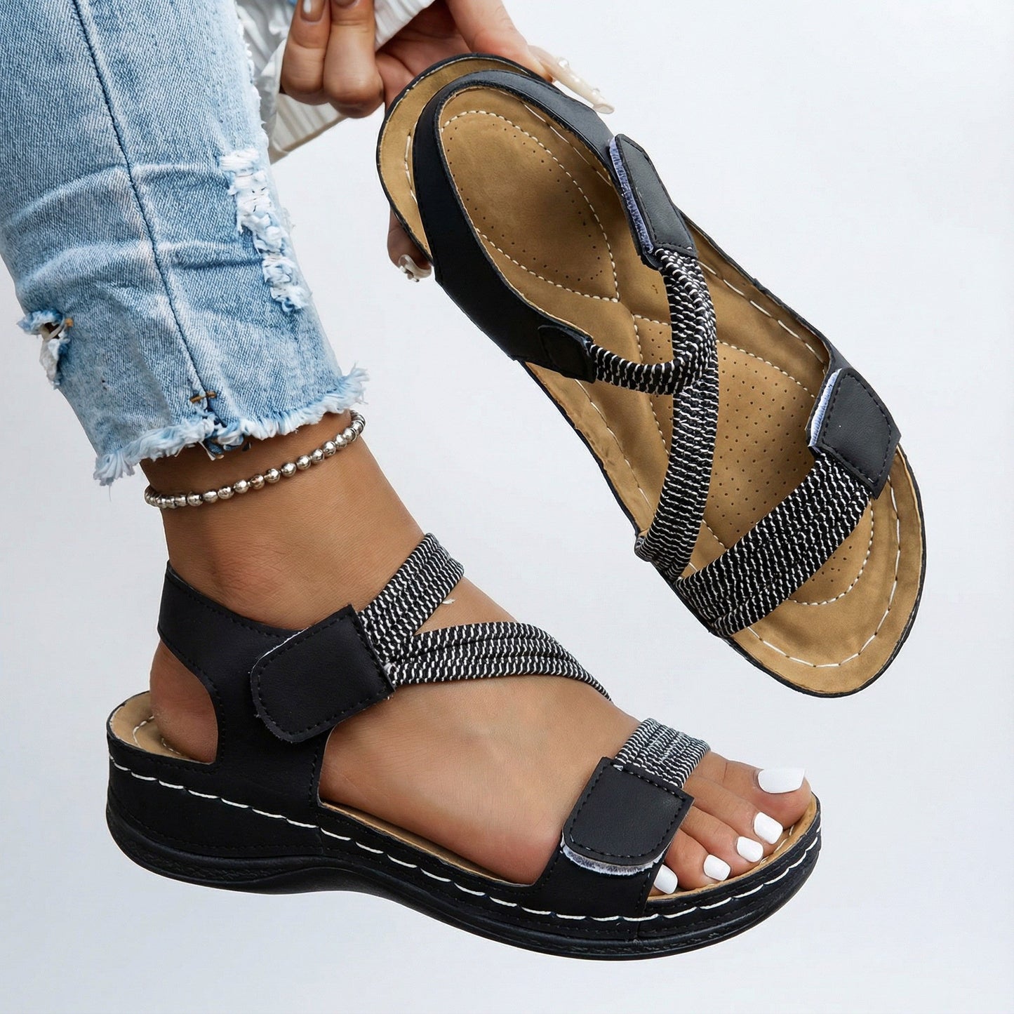 Vellora - Cushioned Walking Sandals