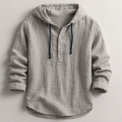 Sereno - Linen Drawcord Hoodie
