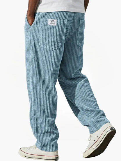 Dalton - Fine Cord Drawstring Trousers
