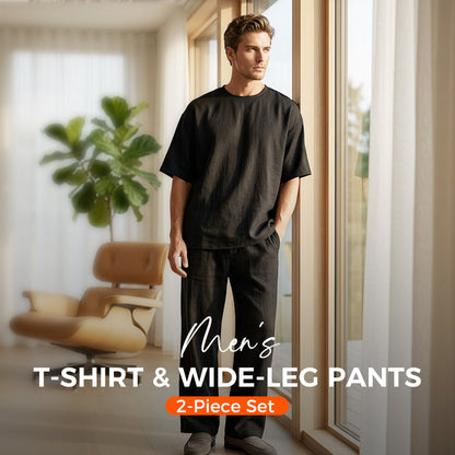 Keith - Tee and Wide-Leg Pants Set