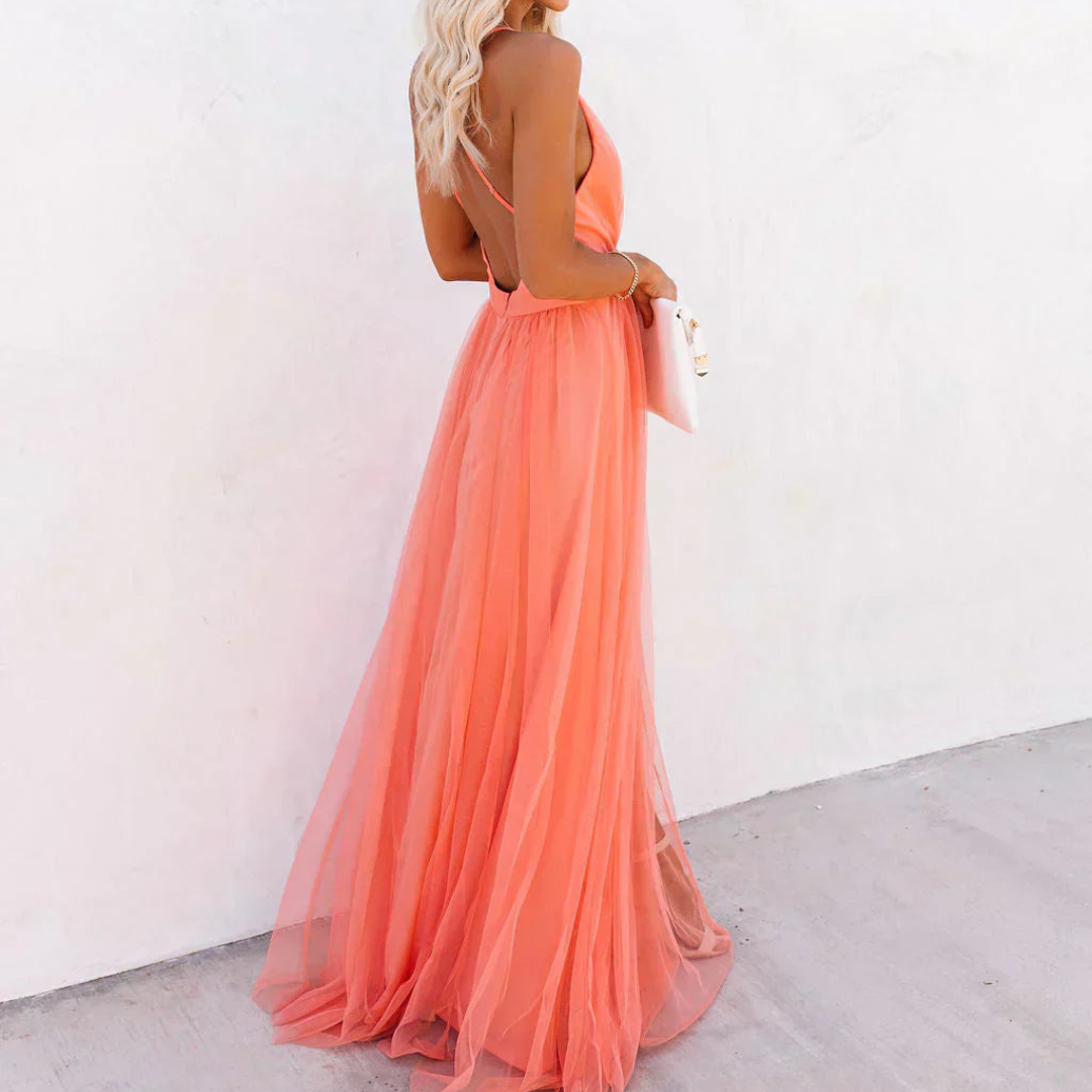 Sara - Airy V-Neck Maxi Dress