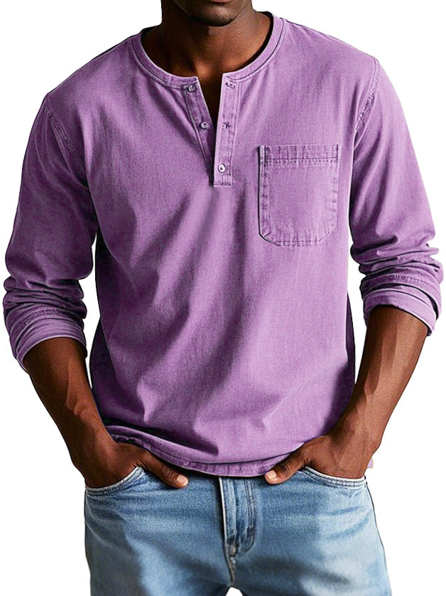 Marwick - Long-Sleeve Henley Shirt