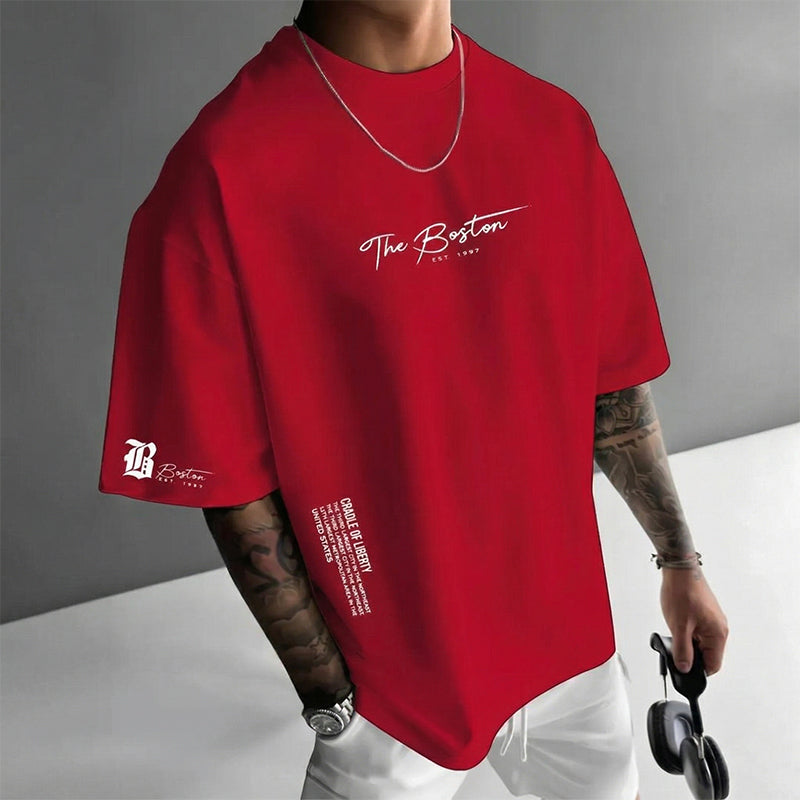 Marston - Boston Print T-Shirt