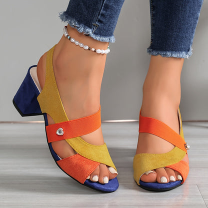 Lynne - Cushioned Heeled Sandals