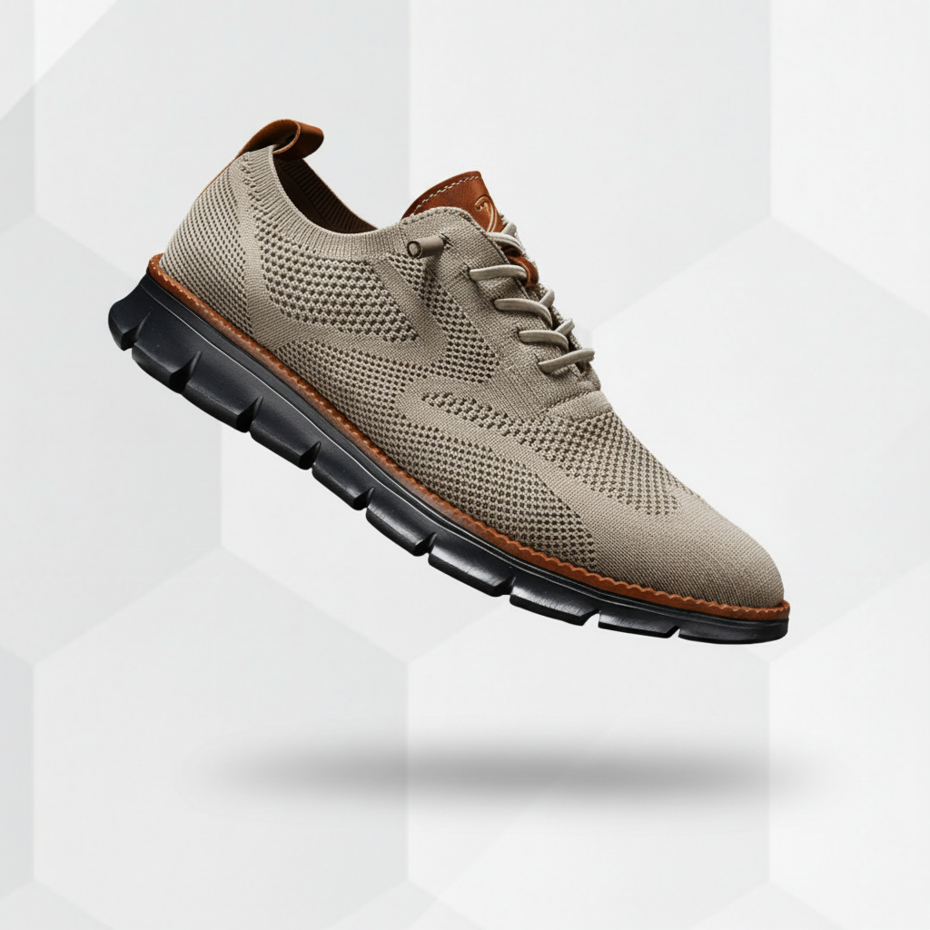 Savino - Mesh Knit Oxford Sneakers